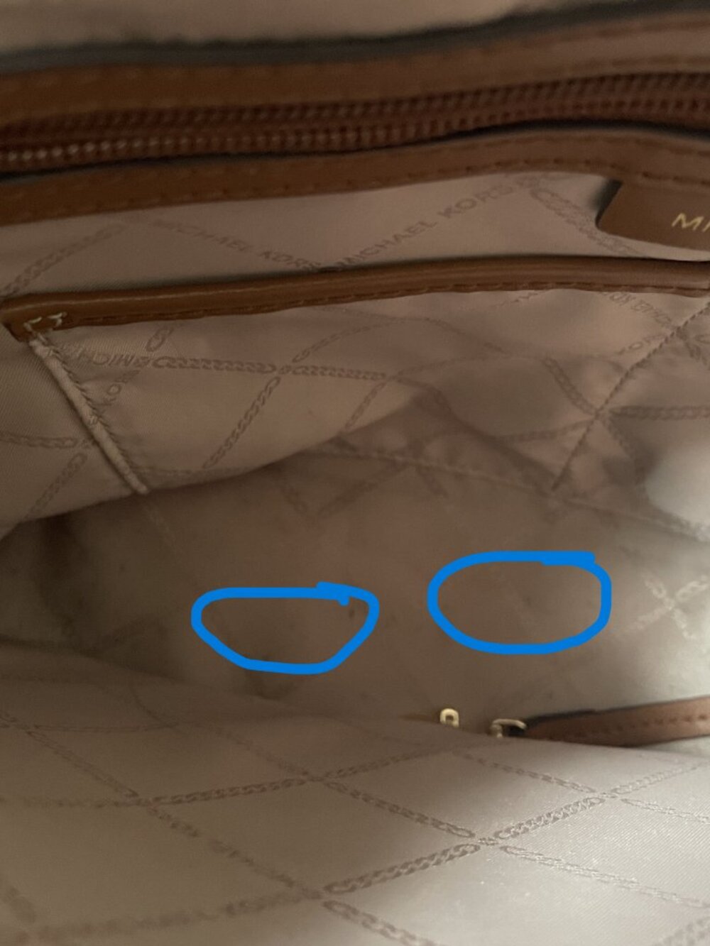 Michael Kors Voyager East/West Tote Pink Color-blocked signature logo - Picture 15 of 16